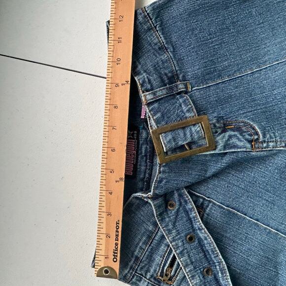 Y2K Bubblegum American Flavour Low Rise Flair Bottom Jeans Sz 3/4 - Picture 12 of 16